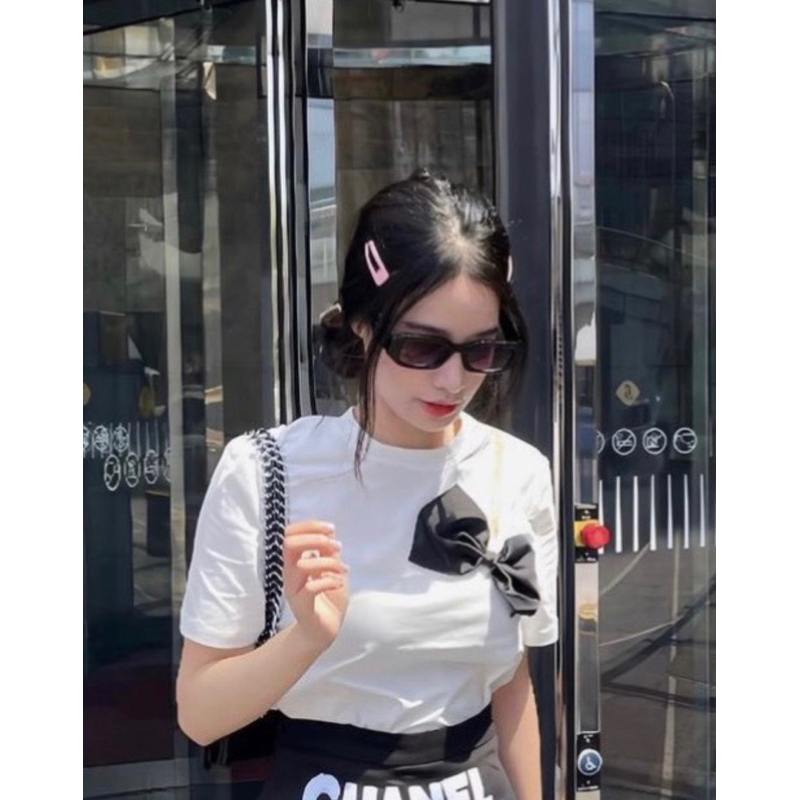 Áo cài nơ kim băng tháo rời TTA976