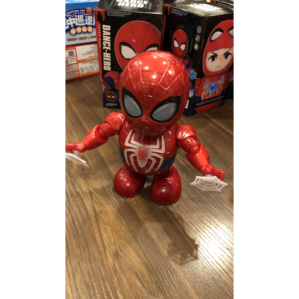 Đồ chơi Robot người sắt Iron man, người nhện, Hulk nhảy múa vui nhộn