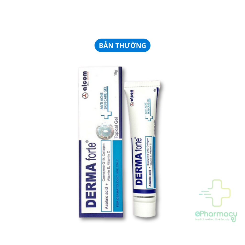 DERMA FORTE + DERMA FORTE ADVANCED Gel Tazarotene giảm mụn, ngừa thâm, mờ sẹo 15g