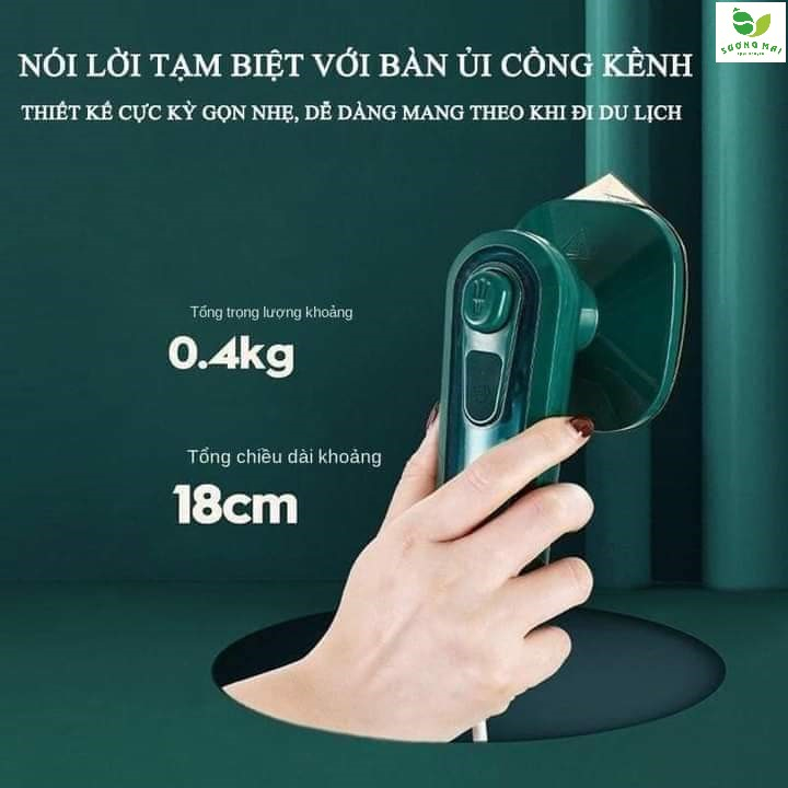 Bàn Là Hơi Nước Cầm Tay - Bàn Là Hơi Nước Mini Tiện Lợi Sử Dụng Mang Đi Du Lịch, Cho Gia Đình