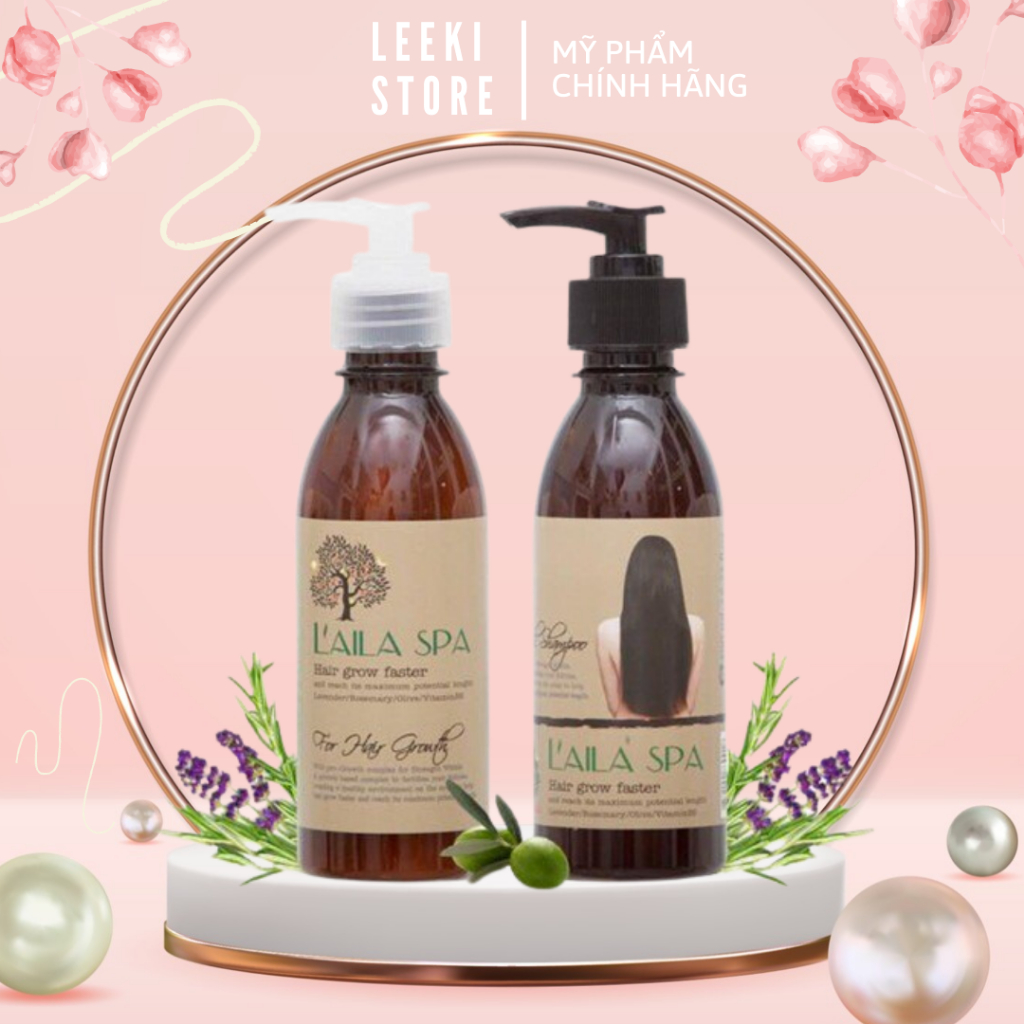 Dầu Gội Xả Kích Thích Mọc Tóc Laila Spa