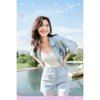 Z544 set áo sơ mi & quần short xuất dư của yigue