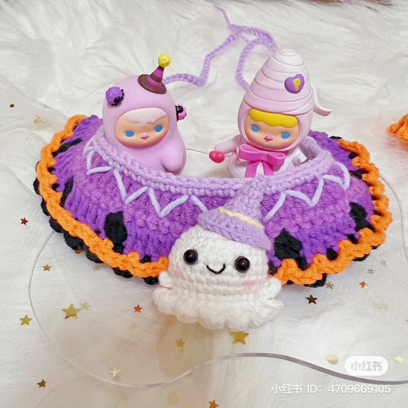 Yếm len Halloween cho mèo, yếm cosplay CHILLMEOW