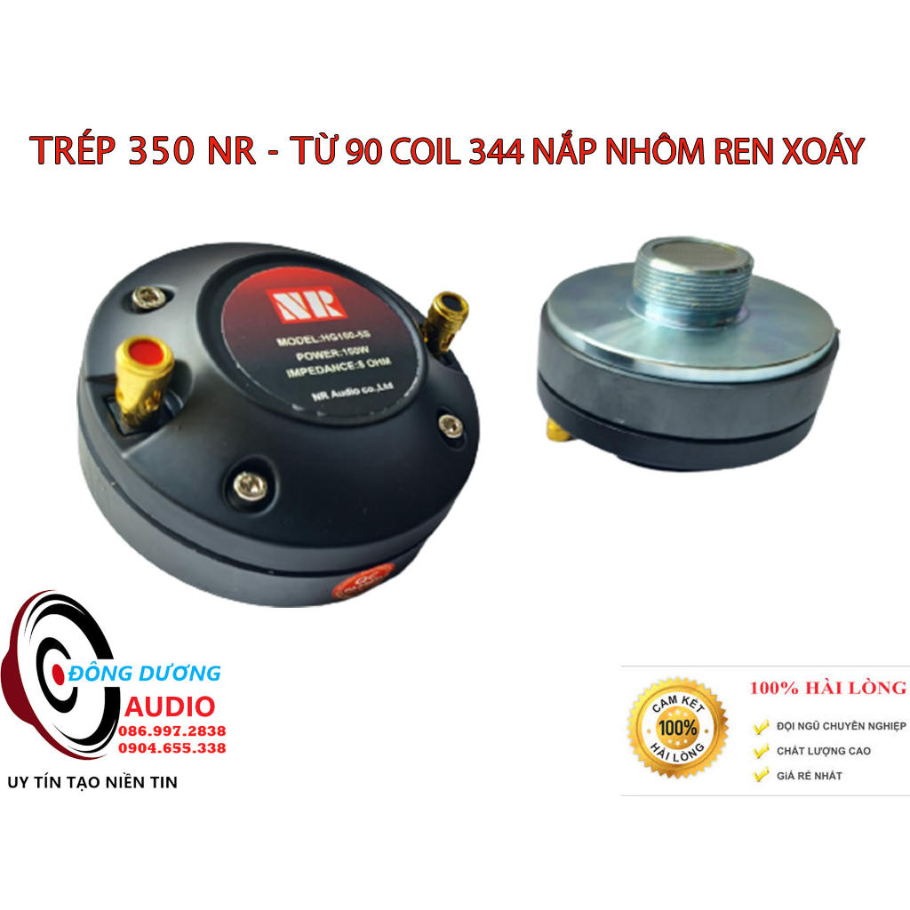 TREBLE 350 NR TỪ 85 COIL 344 ĐỒNG TRÒN - REN XOÁY - GIÁ MỘT LOA