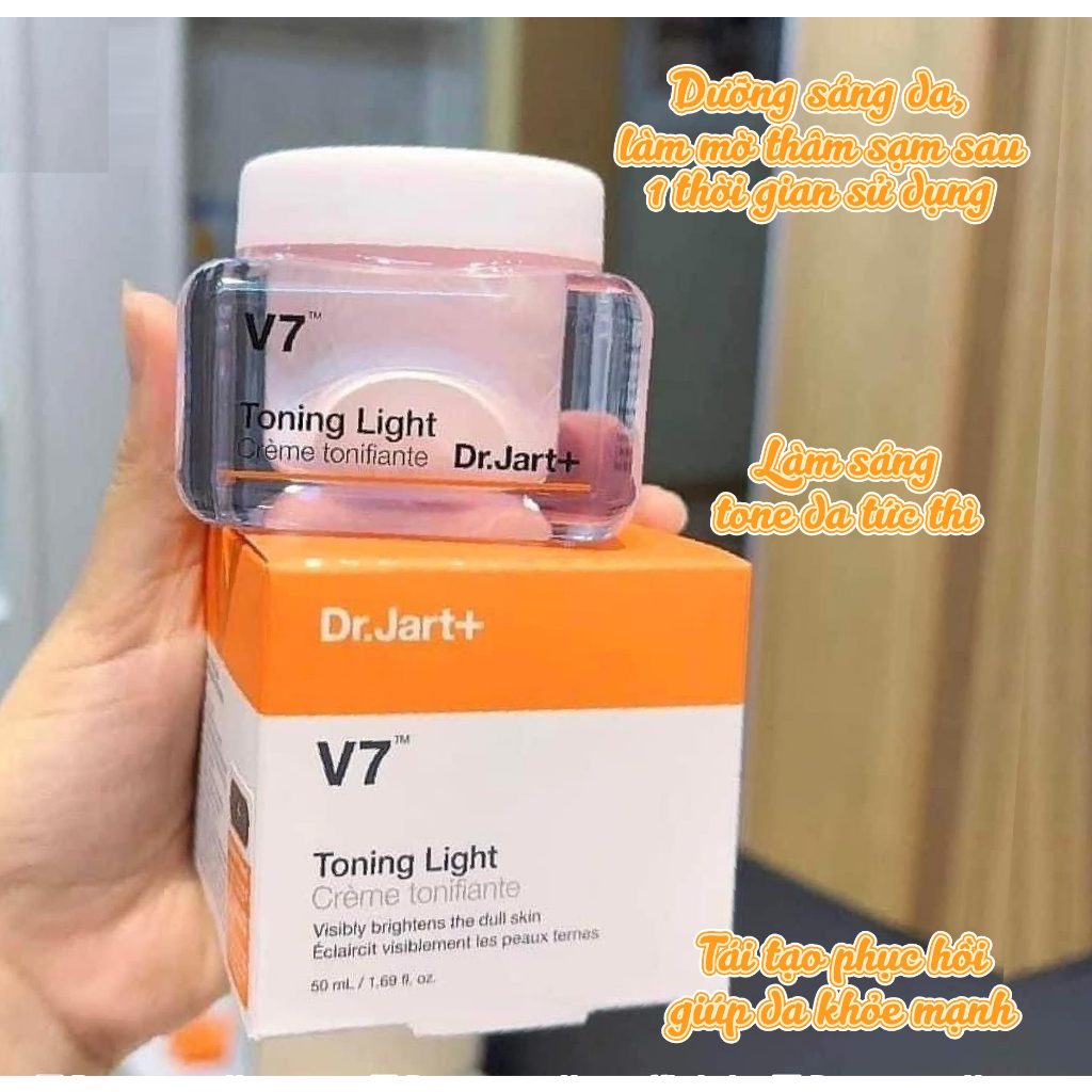 Kem dưỡng trắng da Dr.Jart+ V7 Toning Light