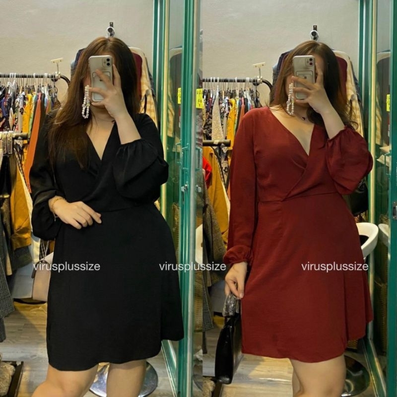 Đầm dorothy đắp chéo xuất xịn bigsize