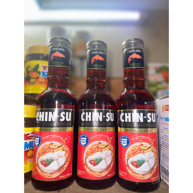 Nước mắm CHINSU hương cá hồi 500ml