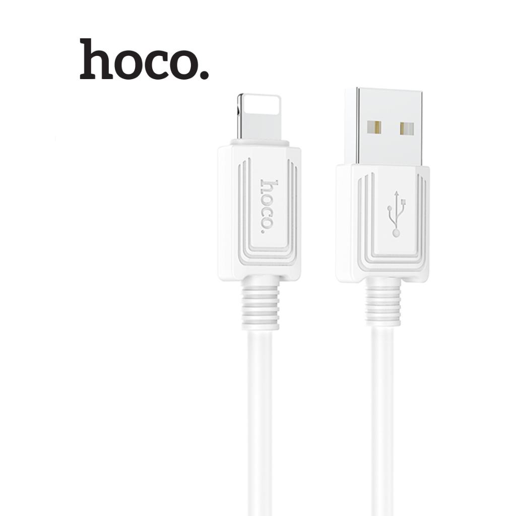 Cáp sạc Hoco X73 2.4A hỗ trợ truyền dữ liệu dây dẻo siêu bền dài 1M cho iPhone/iPad