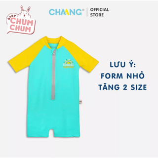 Bộ bơi liền khóa giữa ngắn pool xanh chaang ss23