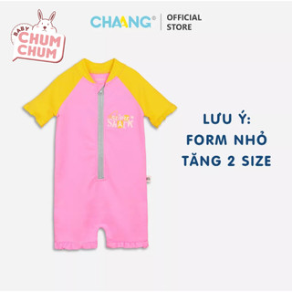 Bộ bơi liền khóa giữa ngắn pool hồng chaang ss23