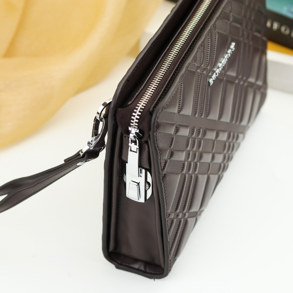 Ví cầm tay khóa số VKS19 nam da bò cao cấp