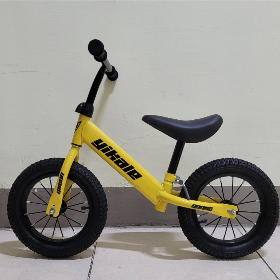 Xe Chòi Chân Cho Bé, chính hãng YIKALE, nội địa Trung, Khung sắt sơn tĩnh điện, vành nhôm, nan sắt, bánh cao su