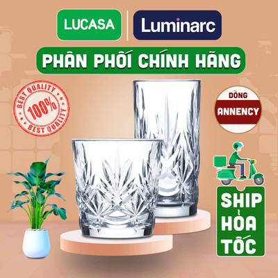 Ly Thủy Tinh Luminarc Annecy | Phân Phối Chính Hãng