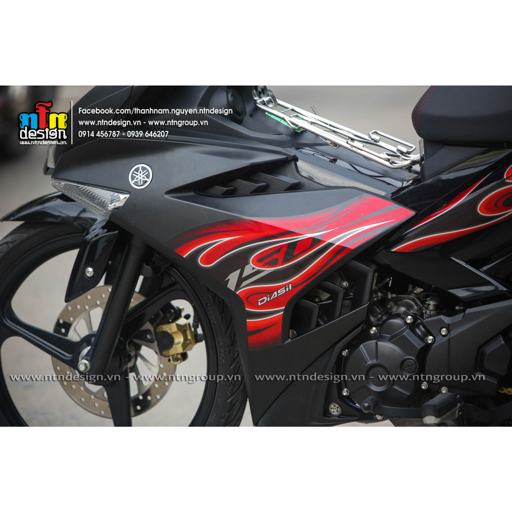 Tem Exciter 150 mẫu tem lửa