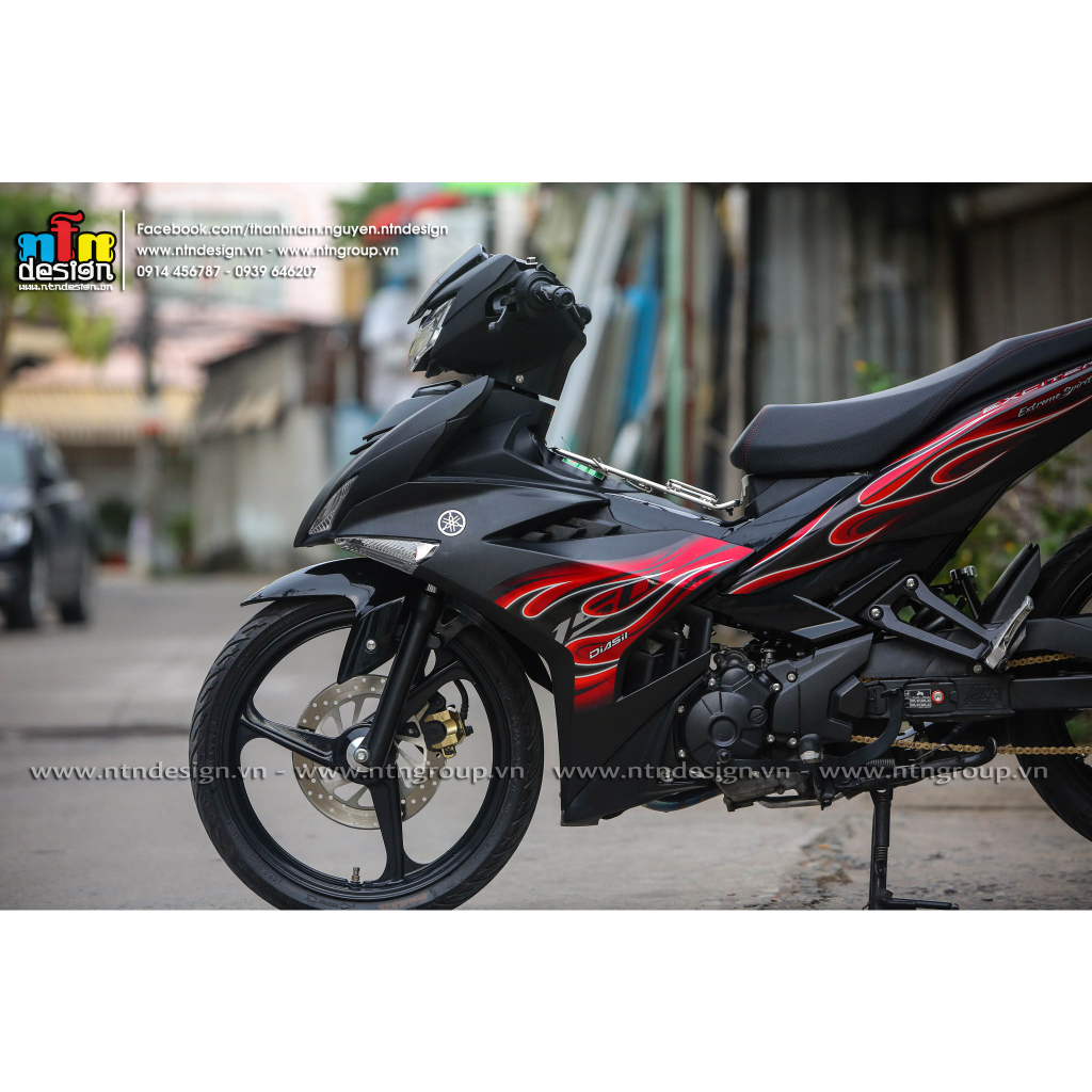 Tem Exciter 150 mẫu tem lửa