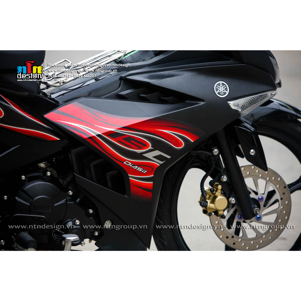 Tem Exciter 150 mẫu tem lửa