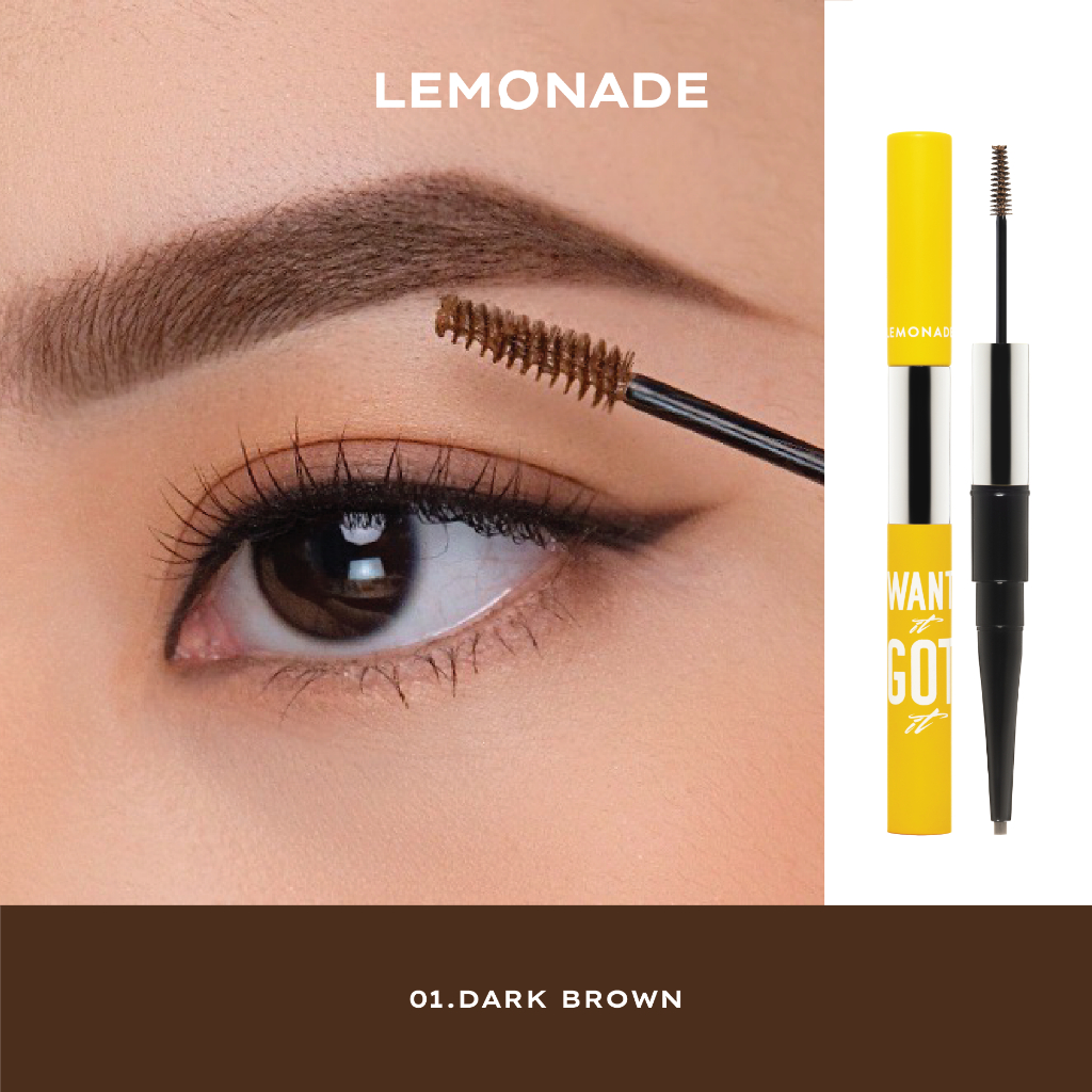 Chì kẻ mày 2 đầu LEMONADE Wigi Dual Eyebrow 2.75g