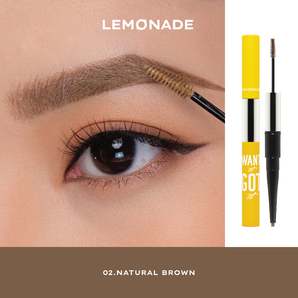 Chì kẻ mày 2 đầu LEMONADE Wigi Dual Eyebrow 2.75g