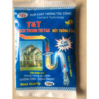 Bột thông tắc cống ngẽn đường ống