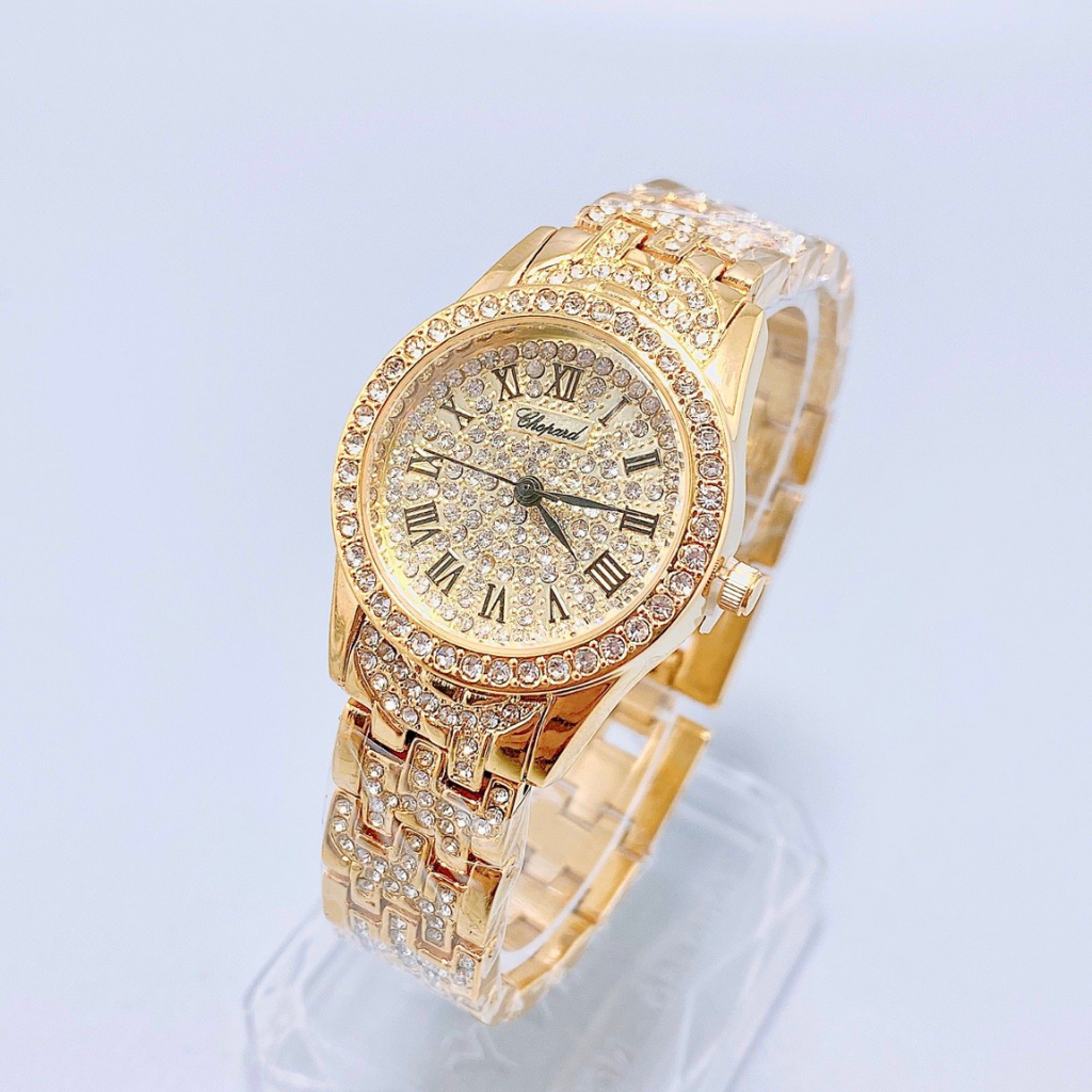 Đồng Hồ Nữ Đính Đá  CHOPARR Tinh Tế THỜI TRANG.