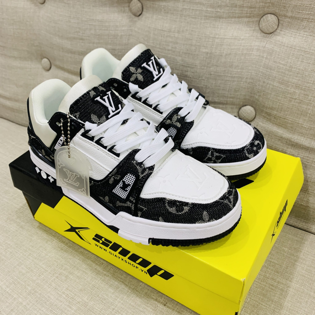 Giày LV Louis Vuitton Trainer, Giày LV Nam Nữ Hàng Cao Cấp Full Box Bill