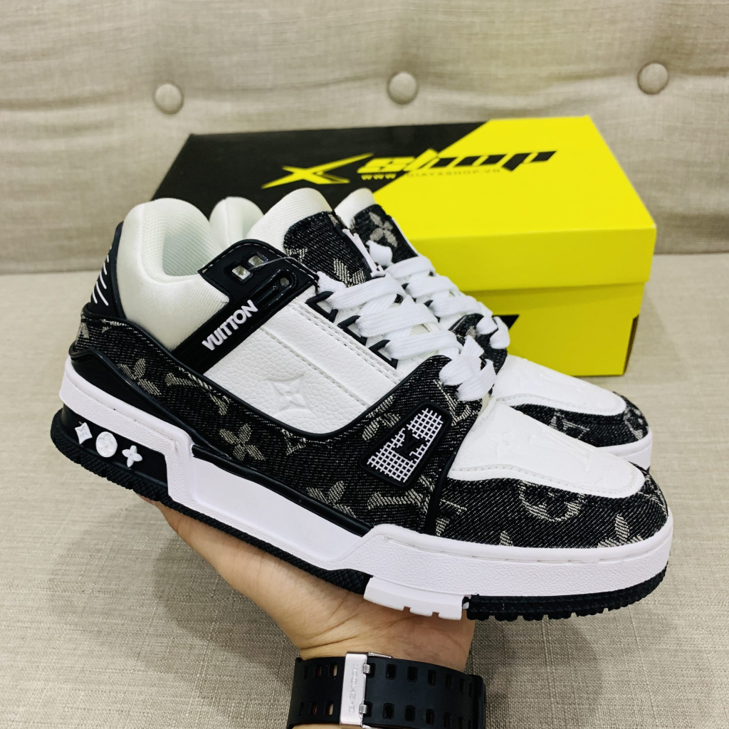 Giày LV Louis Vuitton Trainer, Giày LV Nam Nữ Hàng Cao Cấp Full Box Bill