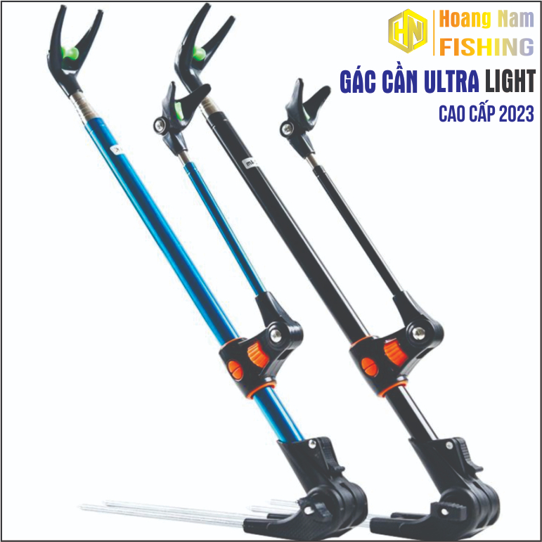 Chống cần Ultra Light. Gác cần câu đơn đài cao cấp. Bản nâng cấp 2023 siêu khoẻ. Đồ Câu Hoàng Nam