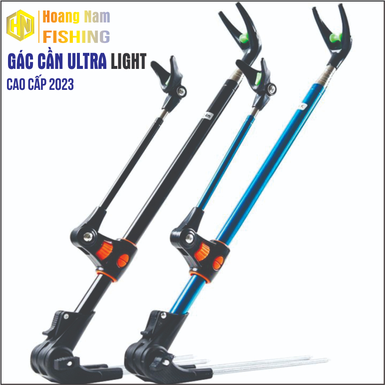 Chống cần Ultra Light. Gác cần câu đơn đài cao cấp. Bản nâng cấp 2023 siêu khoẻ. Đồ Câu Hoàng Nam