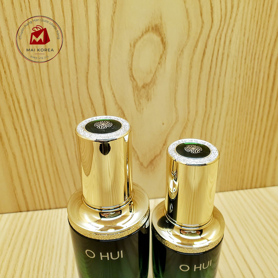 Tinh chất serum OHUI xanh căng bóng chống lão hóa PRIME ADVANCER cao cấp tách set