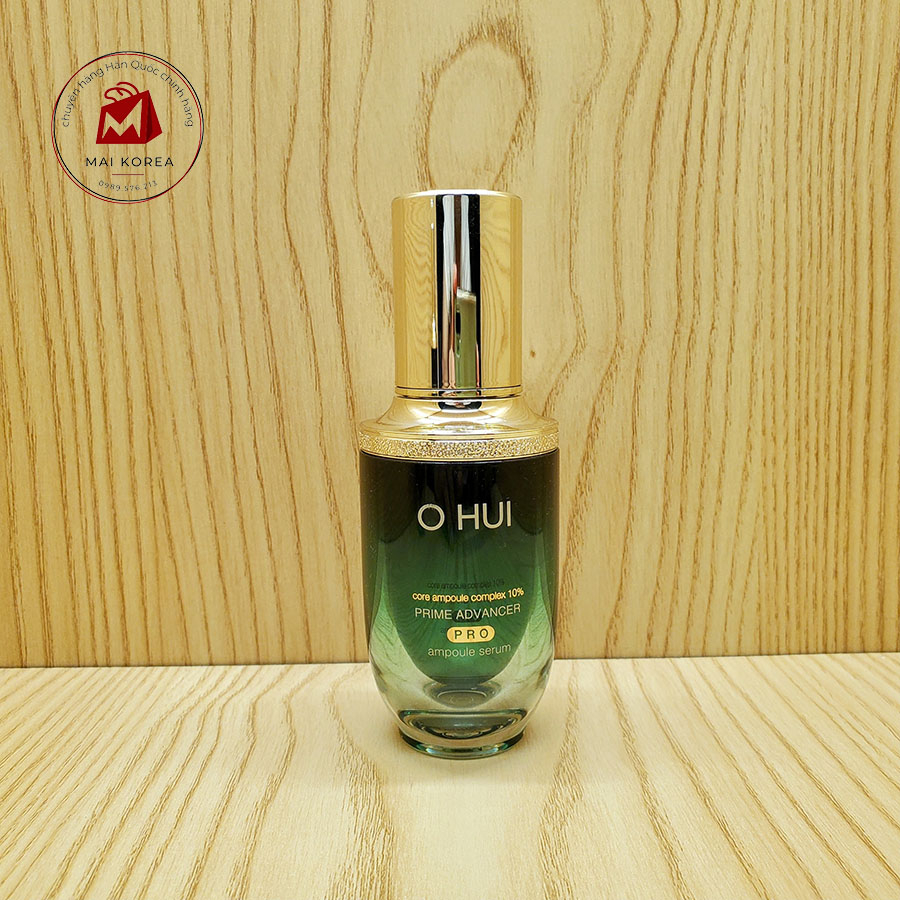 Tinh chất serum OHUI xanh căng bóng chống lão hóa PRIME ADVANCER cao cấp tách set