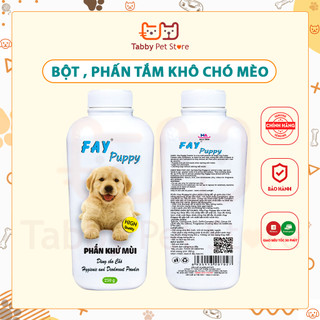 Phấn tắm khô cho chó mèo bột tắm khô khử khuẩn, dưỡng mượt lông cho chó mèo - Tabby Pet Store
