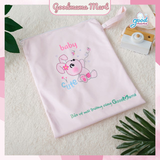 Túi đựng bỉm tã em bé chống thấm nước Goodmama kích thước 28*35cm