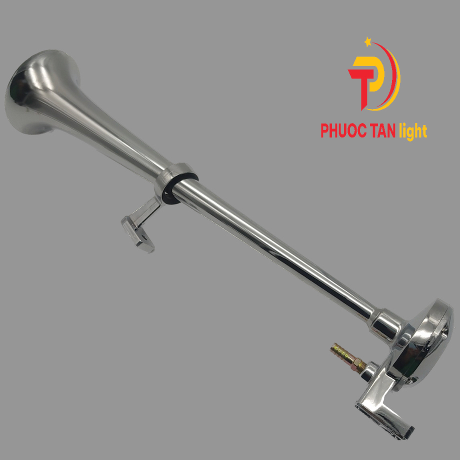 Kèn Xi Inox 12V/24V Dài , Có Motuơ Tạo Hơi