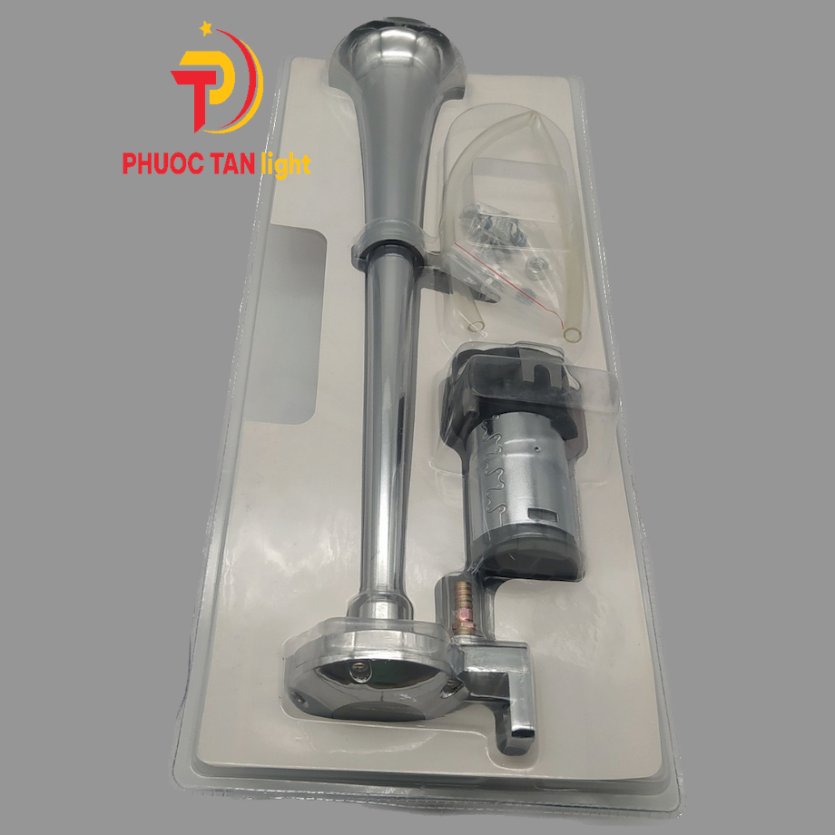 Kèn Xi Inox 12V/24V Dài , Có Motuơ Tạo Hơi