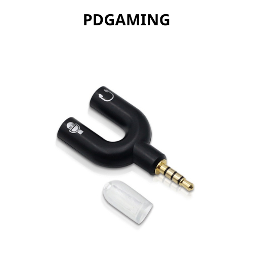 Jack chuyển đổi tai nghe PDGAMING 2 cổng 3.5mm sang 1 cổng 3.5mm tiện dụng cho audio và micro