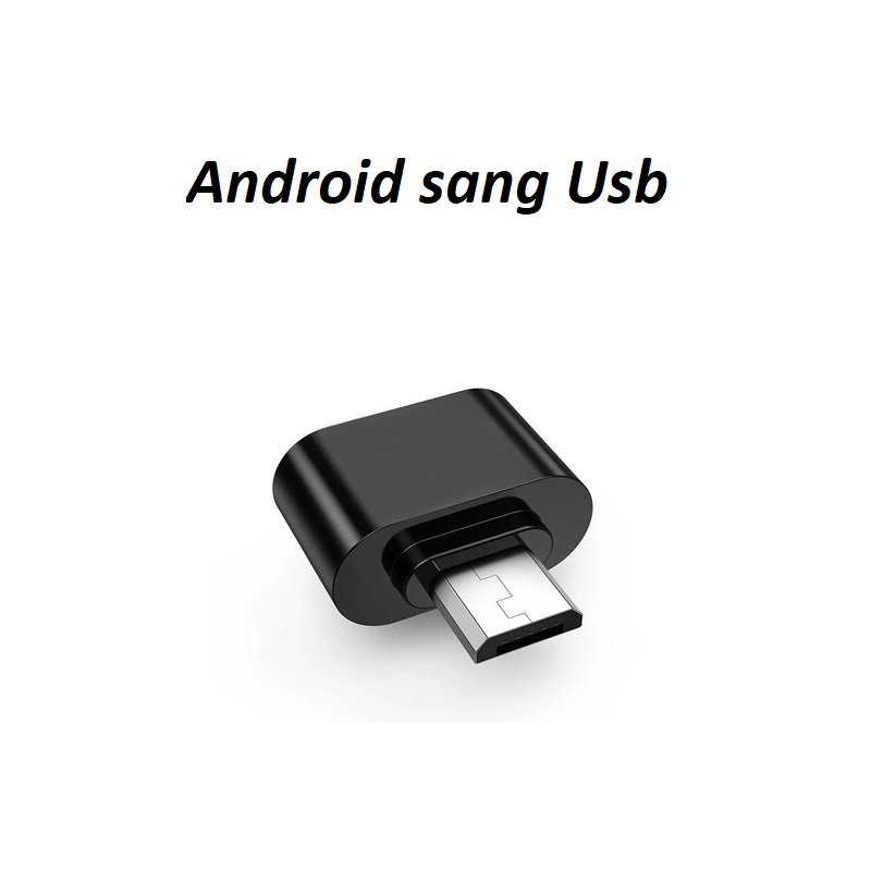 Đầu chuyển đổi Usb sang Type C và Usb sang Android PDGAMING tốc độ cao, nhỏ gọn dùng cho điện thoại, PC/ĐT/Laptop/Mac