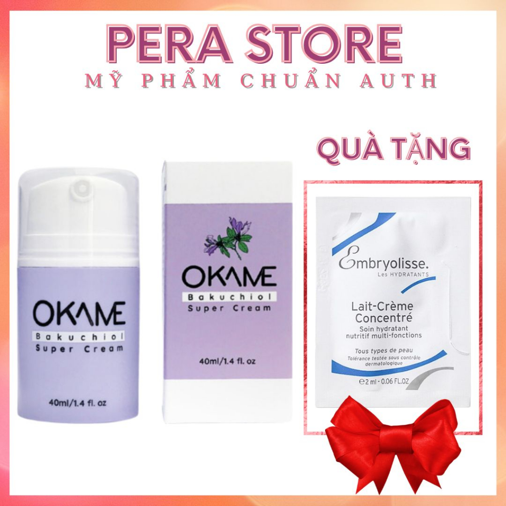 Kem Dưỡng Chống Lão Hoá, Săn Chắc Da Okame 1% Bakuchiol Super Cream 40ml