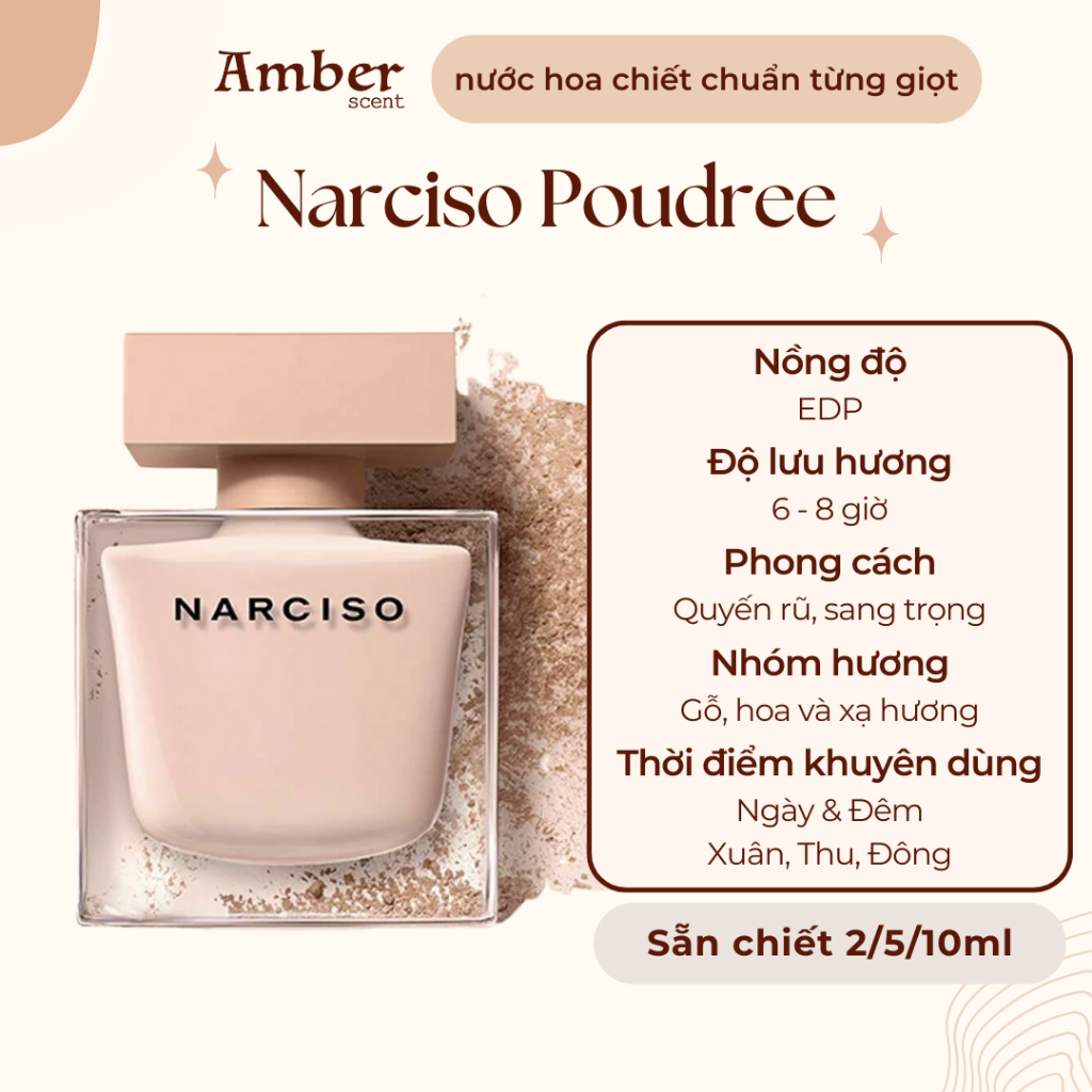Mẫu thử nước hoa nữ Nar Poudree EDP