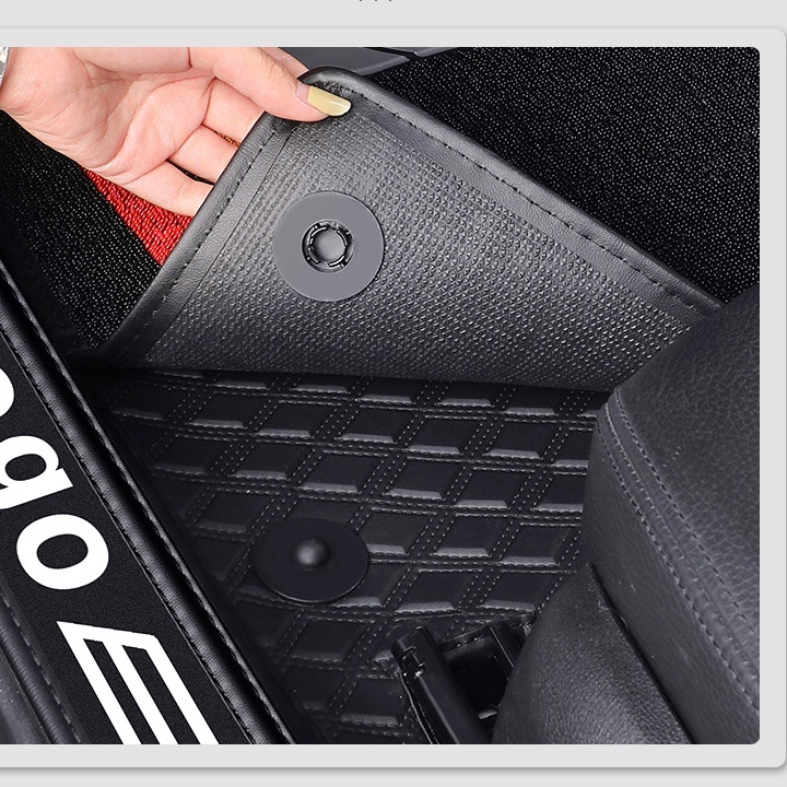 Thảm lót sàn cho Peugoet 3008 mẫu tràn viền bậc cửa full body ôm khít sàn xe