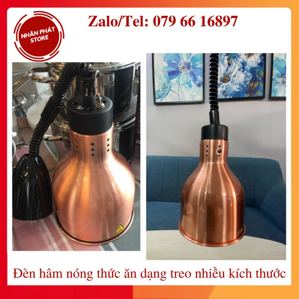ĐÈN HÂM NÓNG THỨC ĂN BUFFET - THIẾT BỊ BUFFET CHOÁ ĐÈN 19CM
