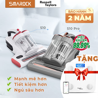Máy hút bụi giường nệm diệt khuẩn thông minh thế hệ mới Smarock S10 Pro , lực hút 13.000 PA, BH chính hãng  24 Tháng