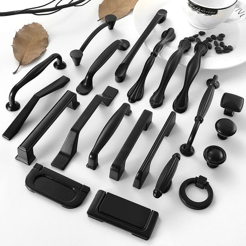 Tay Nắm Tủ, Tay Nắm Ngăn Kéo  đen