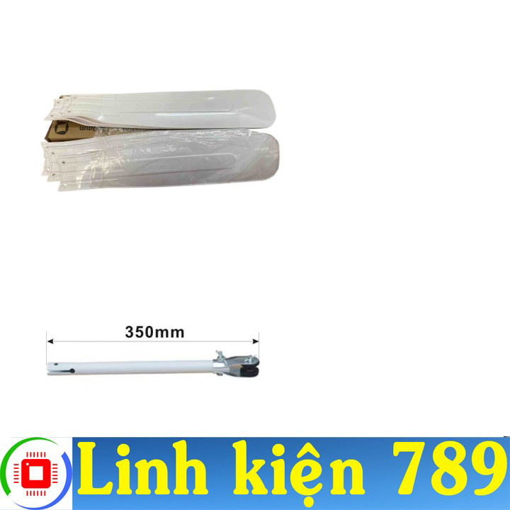 Quạt trần 12V - 24V không chổi than 3 cánh nhưa sải cánh 118cm