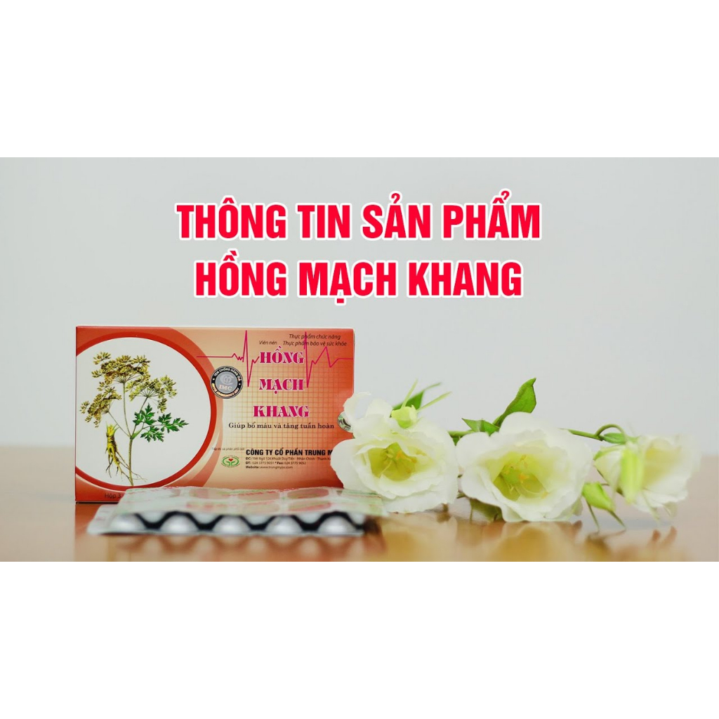 Combo 6 hộp Hồng Mạch Khang - Mua 06 hộp tặng 01 hộp giúp hỗ trợ cho người bị huyết áp thấp