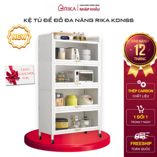   Mẫu Mới  Kệ Nhà Bếp Kệ Đa Năng RIKA KDN66 Có Ngăn Tủ Để Đồ Gia Dụng Và Các Dụng Cụ Trong Bếp Hàng Nhập Khẩu Chính Hãng 