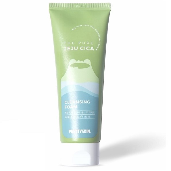 Sữa rửa mặt rau má The Pure Jeju Cica Pretty Skin Cleansing Foam 150ml