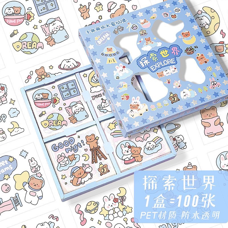 Sticker cute trang trí