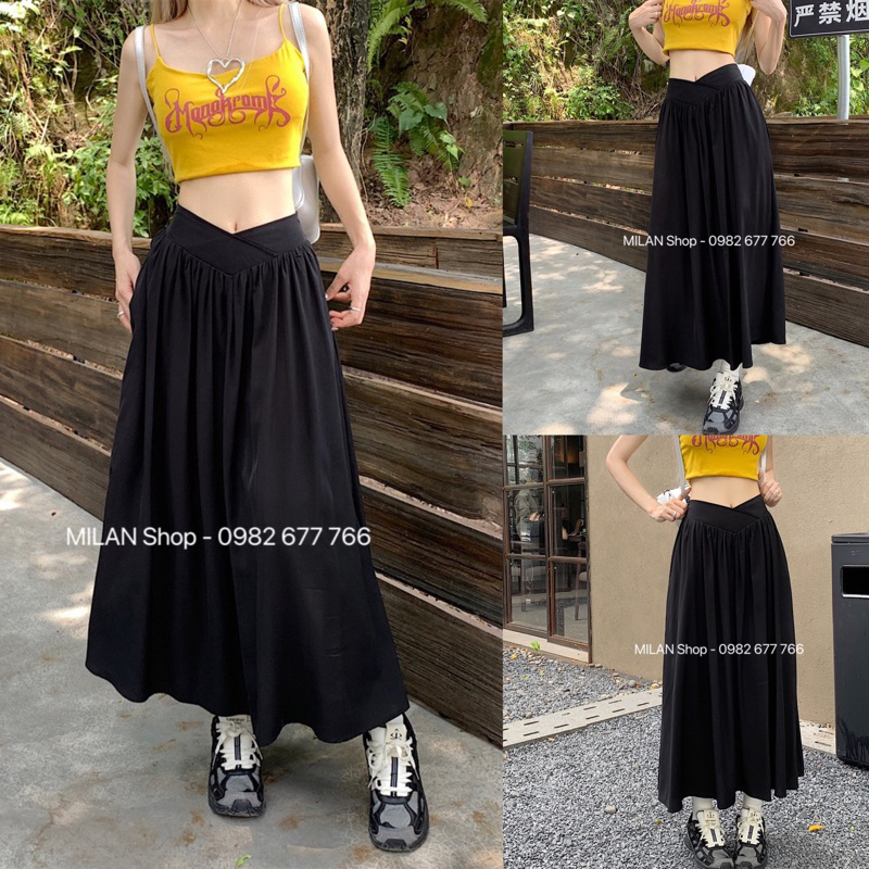 Chân váy xoè dáng dài new hot