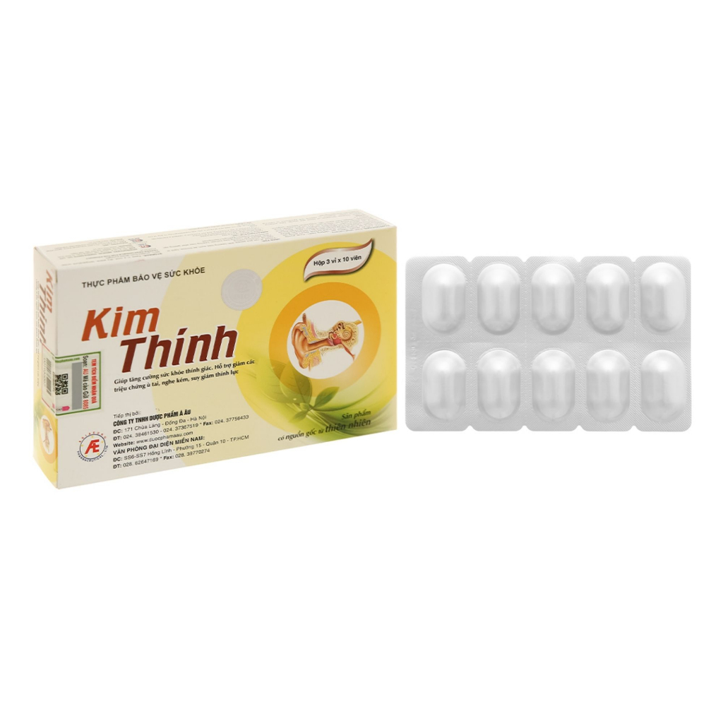 Combo 6 hộp Kim Thính (3 vỉ x 10 viên) (mua 6 hộp tặng 01 hộp)