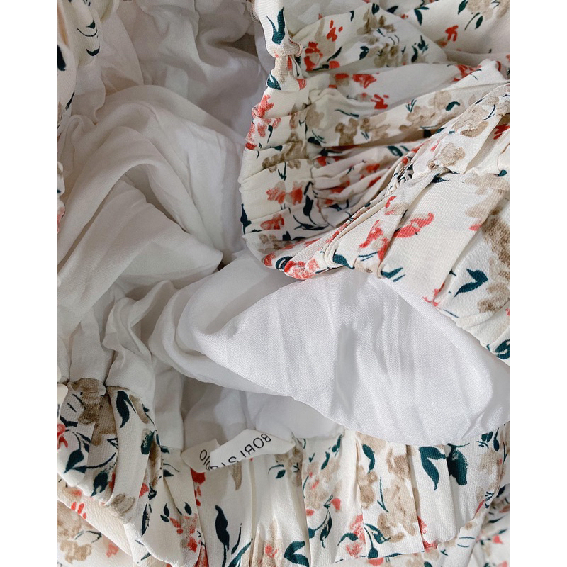 Set áo trắng kèm chân váy Xô Nhật dáng dài , Chân váy xô đũi Nhật hàng 2hand tuyển